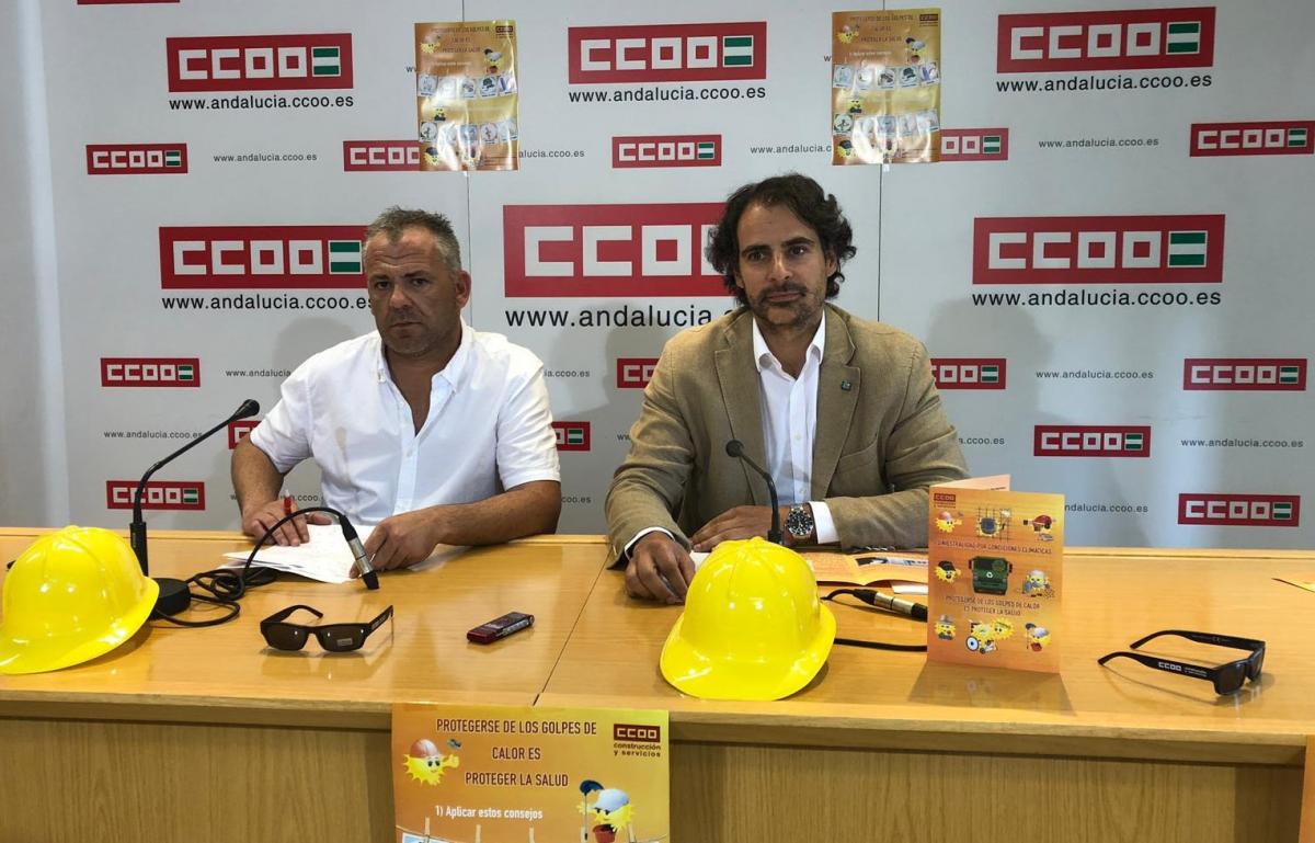 CCOO de Construccin y Servicios presenta en Sevilla la campaa contra los golpes de calor