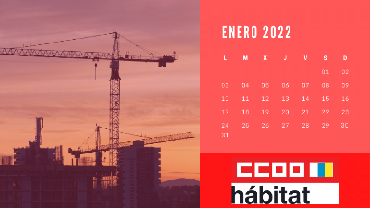 Firmado el calendario laboral de la Construccin de Santa Cruz de Tenerife 2022