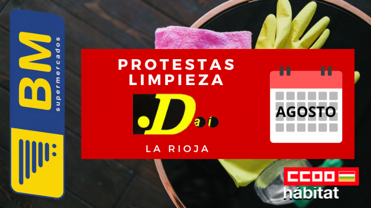 Siguen los impagos a las trabajadoras de Limpieza de Supermercados BM en La Rioja