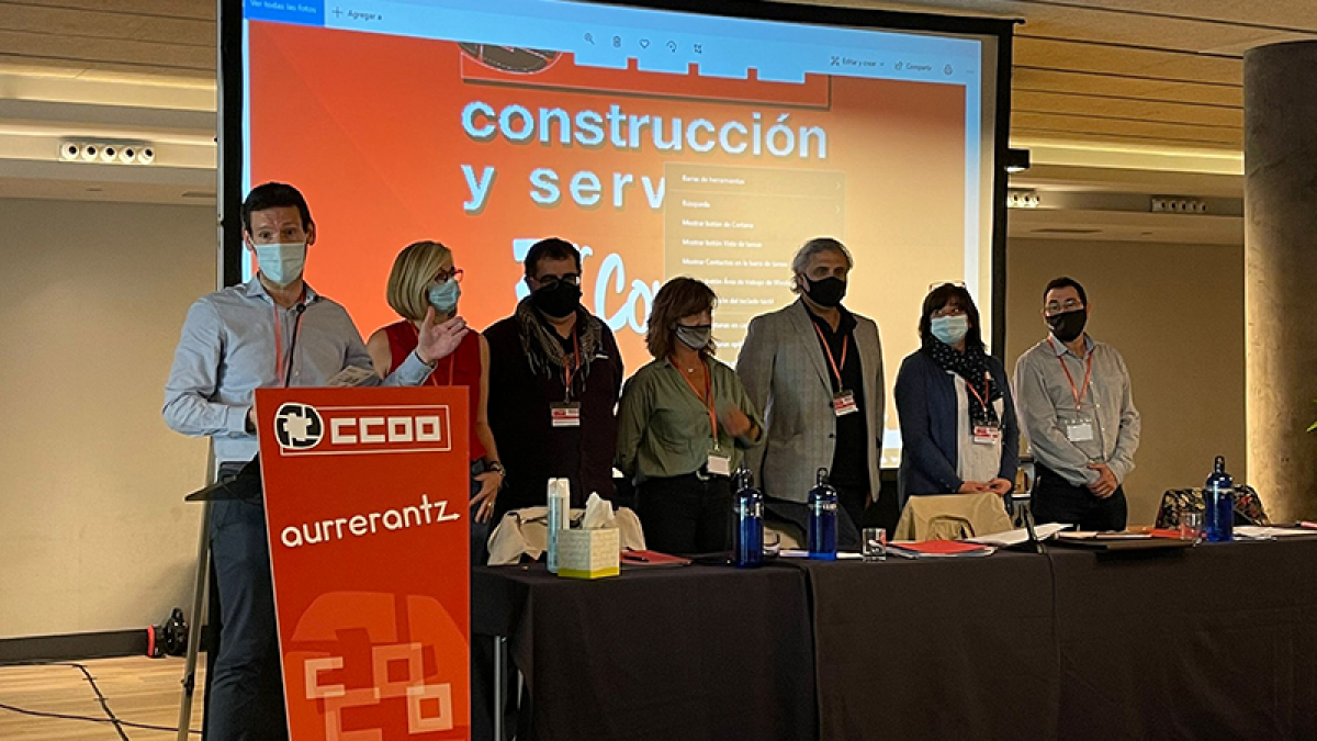 Comisin Ejecutiva CCOO de Construccin y Servicios de Euskadi