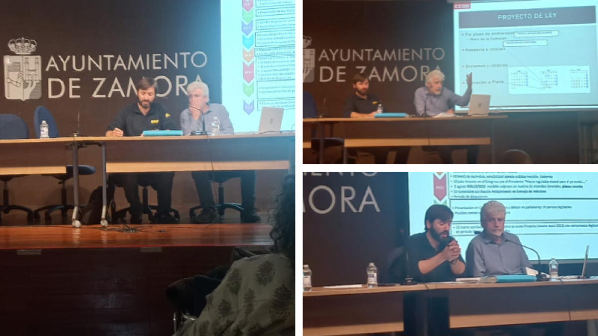 CCOO del Hbitat participa en la asamblea Confederal de Bomberas y Bomberos forestales celebrada en Zamora