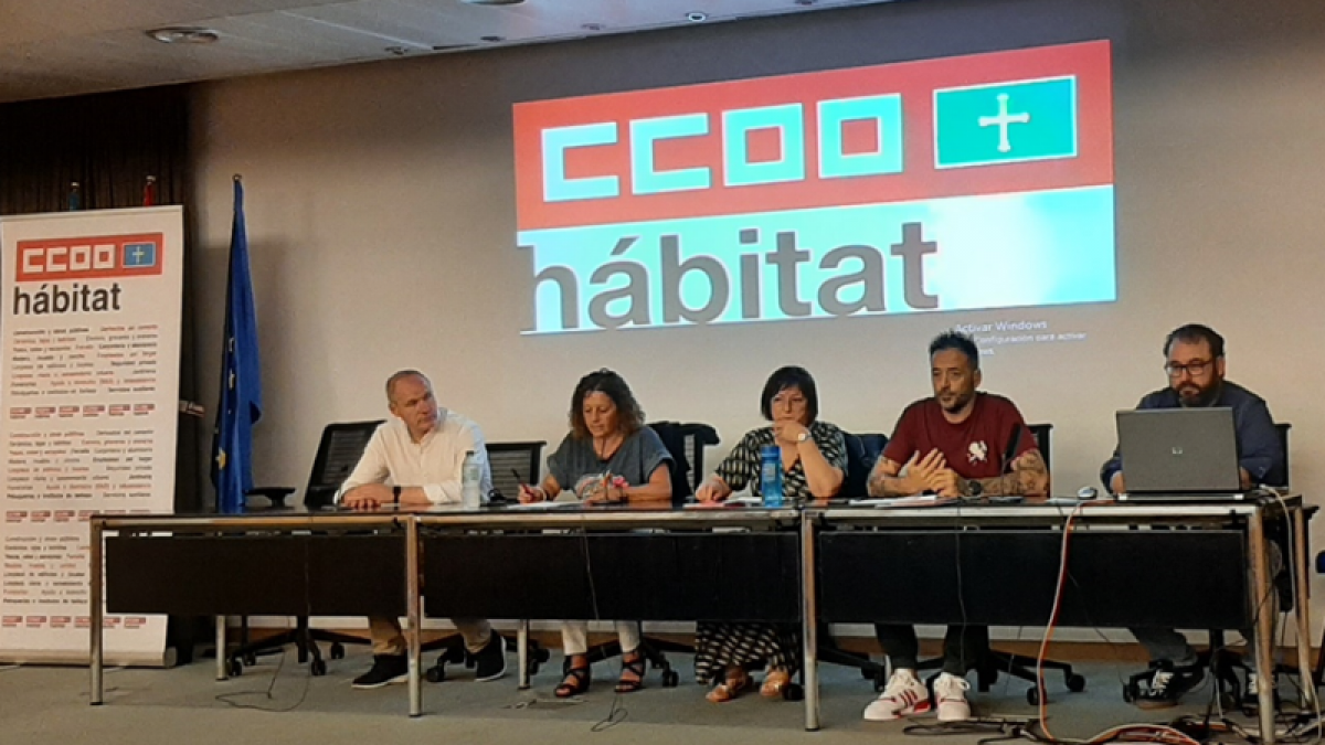 Asamblea de CCOO del Hbitat de Asturias con motivo del V Acuerdo por el Empleo y la Negociacin Colectiva