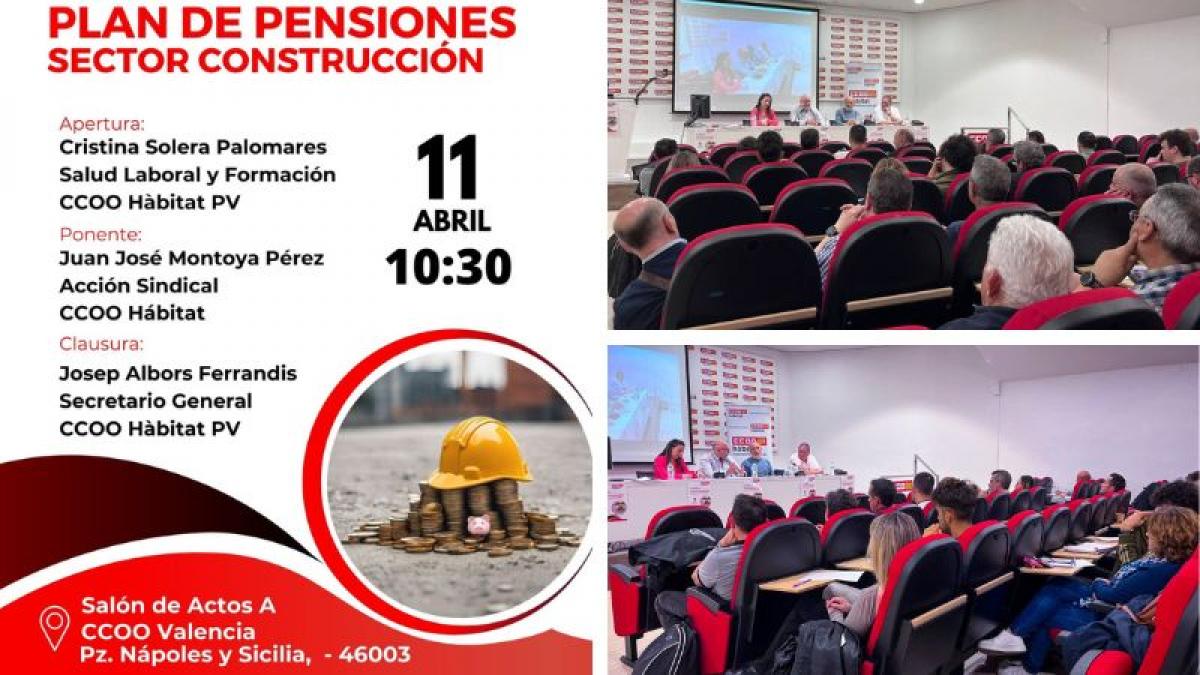 Jornada sobre el Pla de Pensions en el sector de la Construcci en Pas Valenci