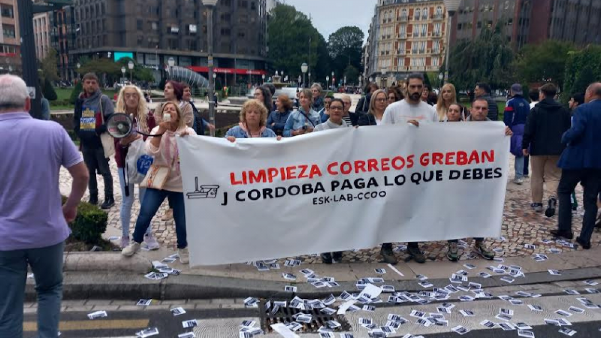 Euskadi se libra de la empresa morosa Limpiezas J.Crdoba poniendo fin a la huelga indefinida en las oficinas de Correos